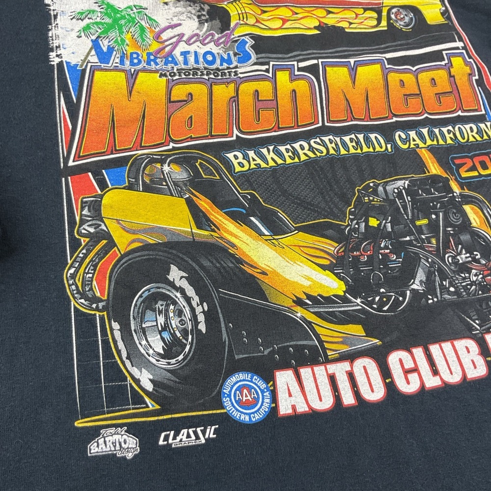 VTG March Meet T-Shirt XL 2016 Vibrations Auto Club Famoso Bakersfield Racing - Picture 9 of 10